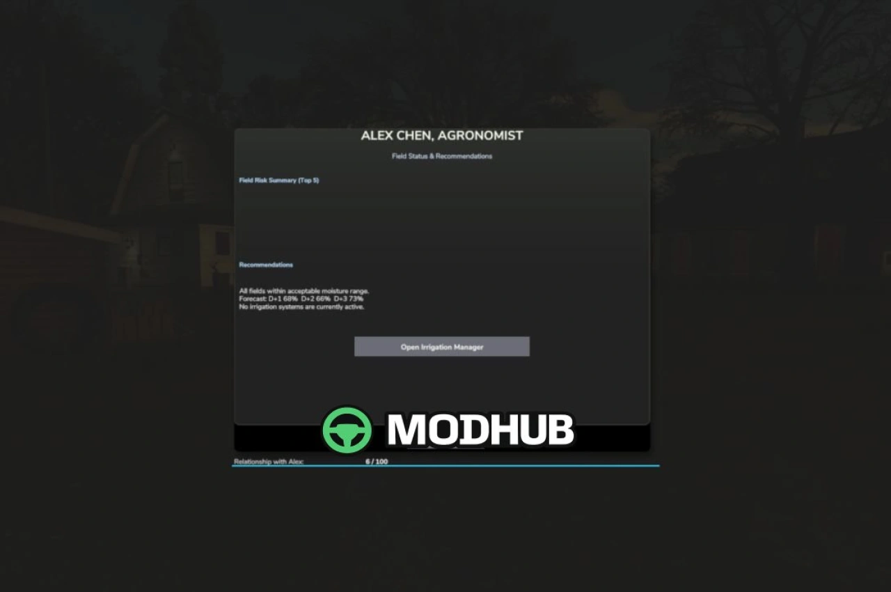 Мод на Легендарний Сезонний Стрес Культур V1.0.6.0 для FS25