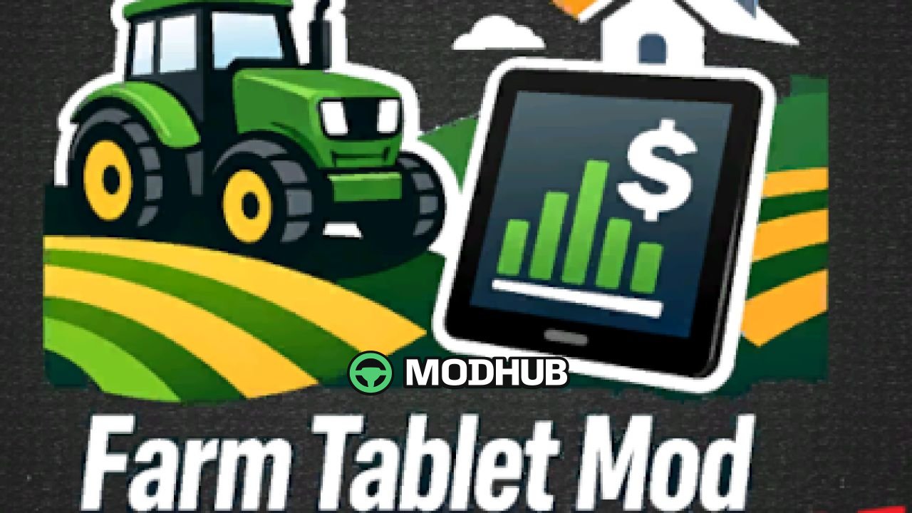 Новий Мод на Компактний Планшет для Управління Фермою V2.1.3.0 для FS25