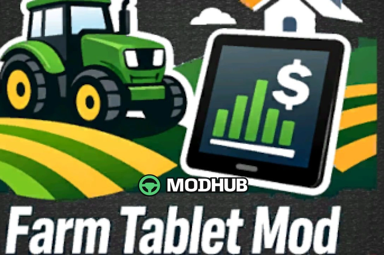 Новий Мод на Компактний Планшет для Управління Фермою V2.1.3.0 для FS25
