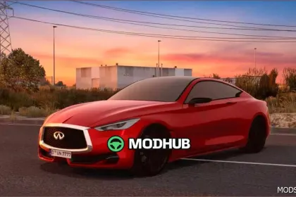Car Infiniti Q60 Coupe for Euro Truck Simulator 2