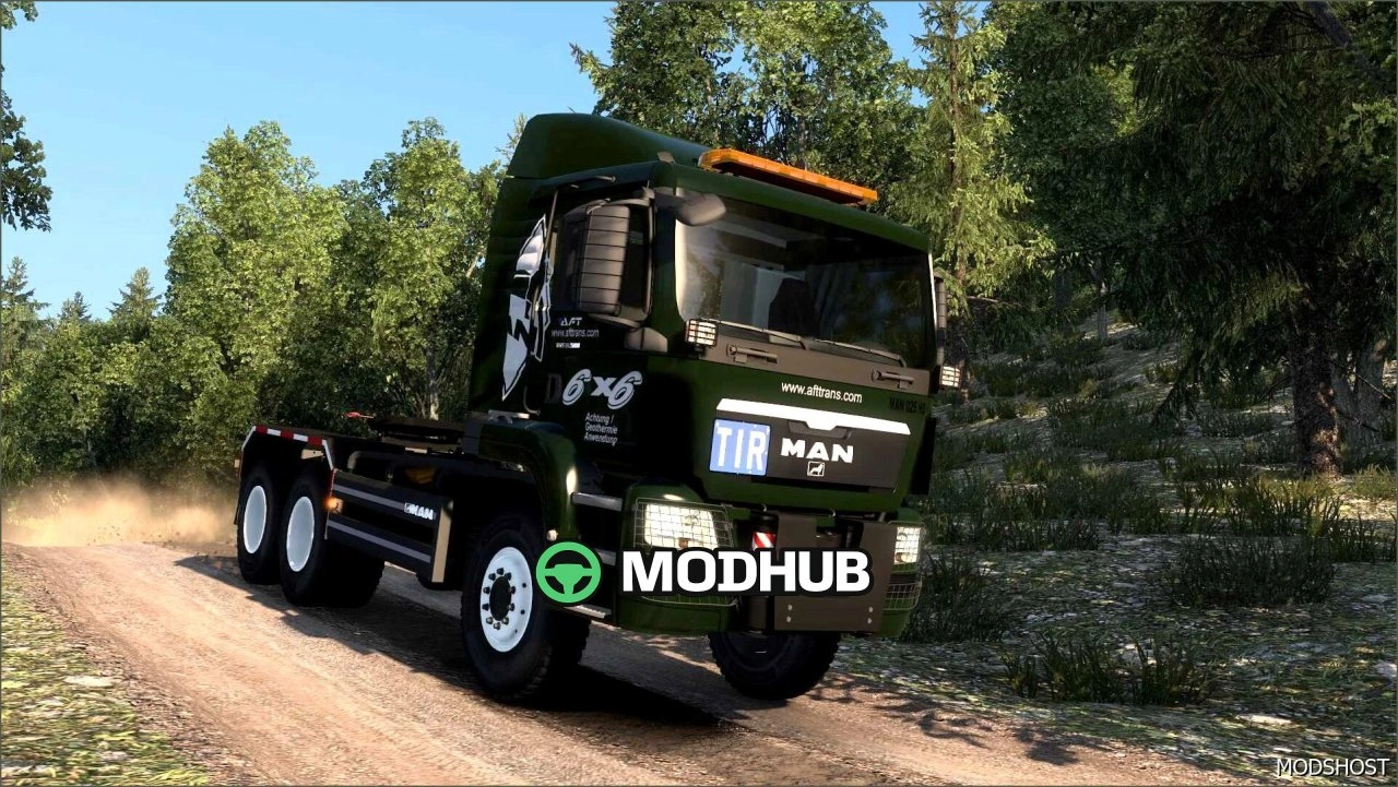 Вантажівка MAN TGS Heavy Duty 6×6 для Euro Truck Simulator 2