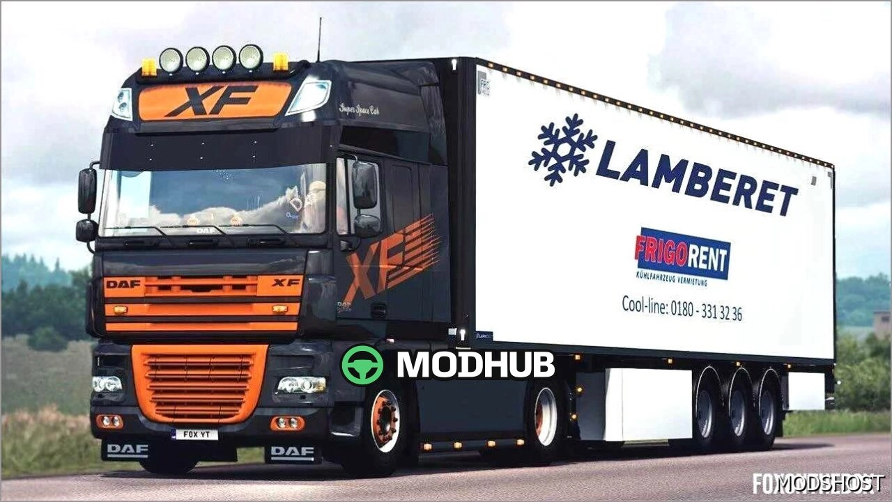 Звук DAF XF 105 Open Pipe для Euro Truck Simulator 2