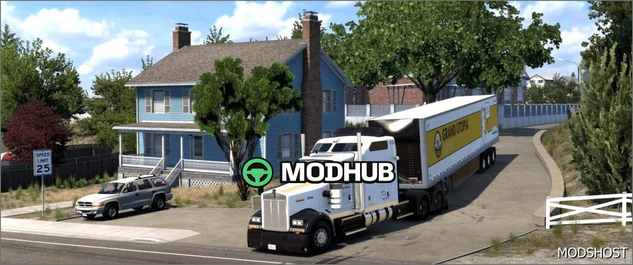 Гараж у Бутті (Монтана) V2.0 для American Truck Simulator