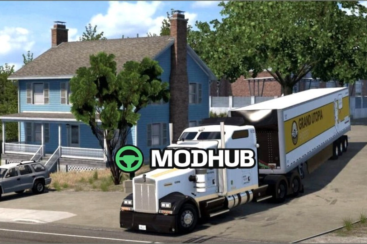 Гараж у Бутті (Монтана) V2.0 для American Truck Simulator