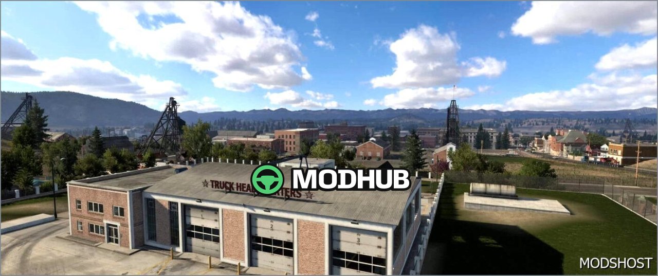 Гараж у Бутті (Монтана) V2.0 для American Truck Simulator
