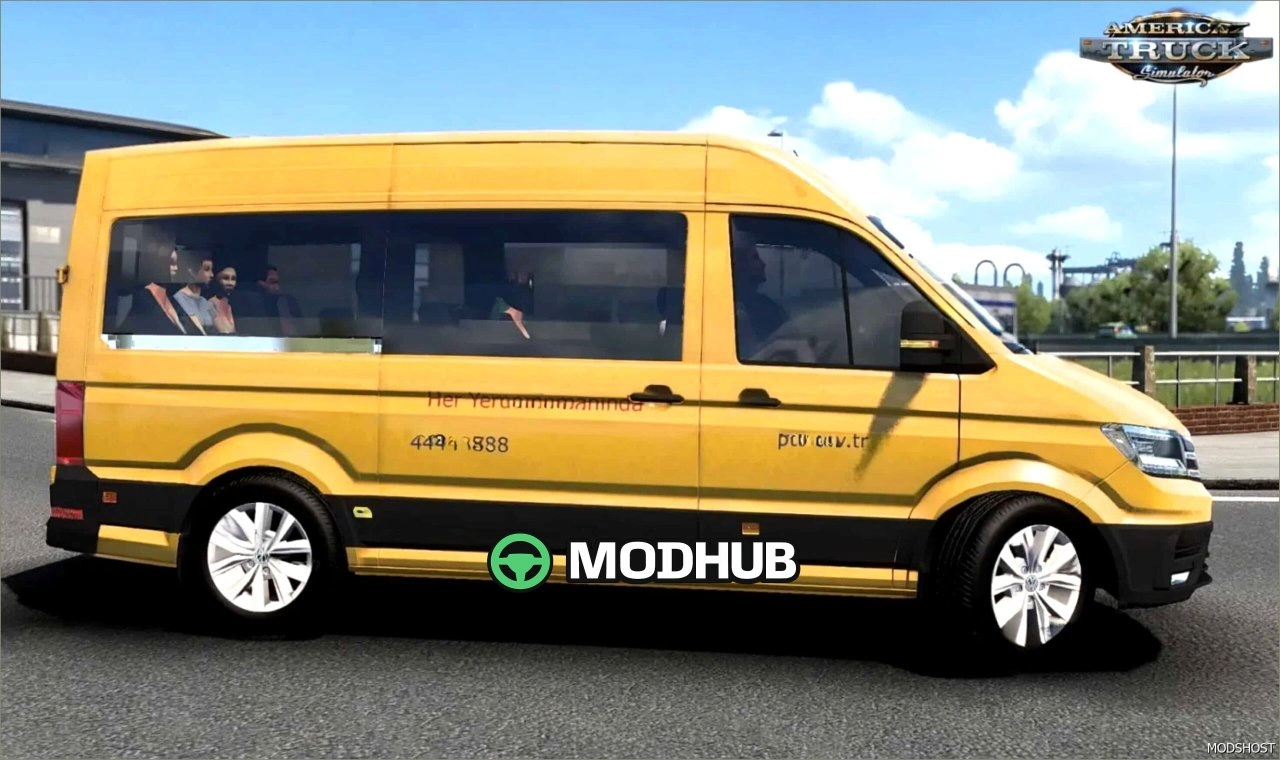 Автобус Volkswagen Crafter MK2 2019 для American Truck Simulator