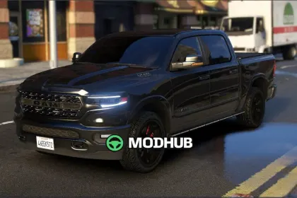 Fahrzeug Dodge RAM Undercover Blackout für GTA 5