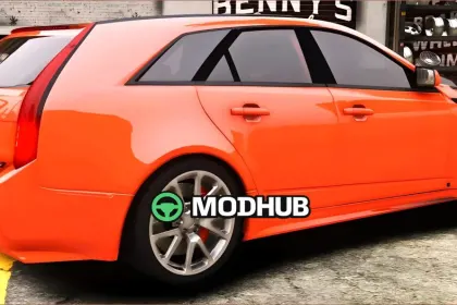 Auto Cadillac CTS Sport Wagon Custom für GTA 5
