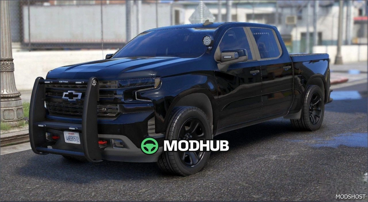 Пікап Chevrolet Silverado Undercover Blackout для GTA 5