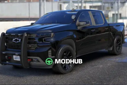 Pickup Chevrolet Silverado Undercover Blackout für GTA 5