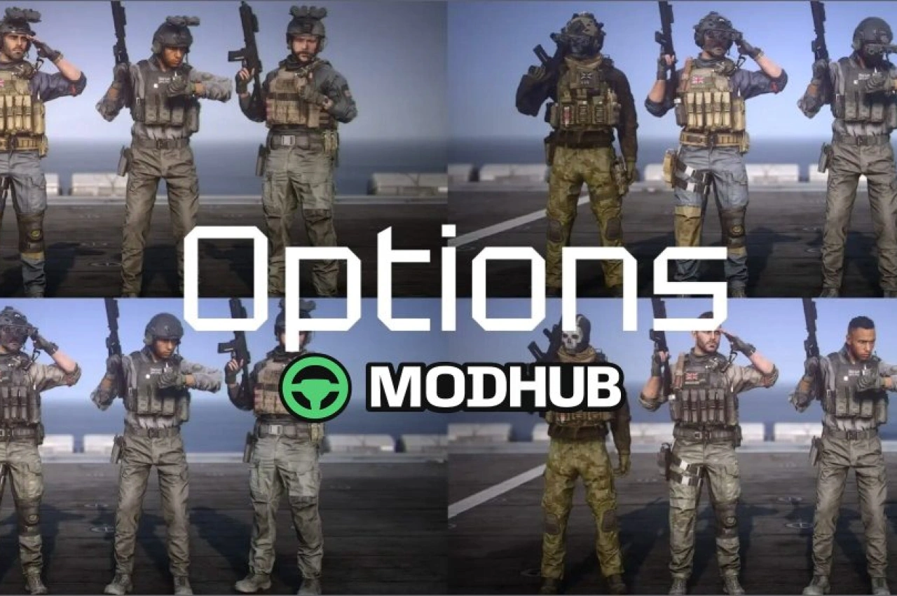 Мод персонажа Task Force 141 для GTA 5