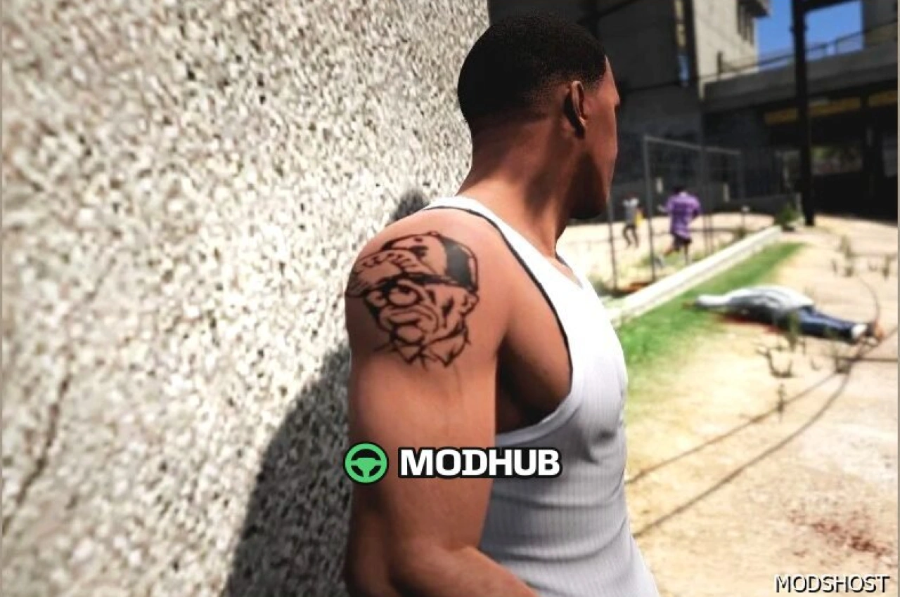 Татуювання клоуна CJ для GTA 5