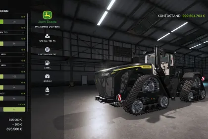 John Deere 9RX 710–830 Signature Edition для Farming Simulator 25 — 5