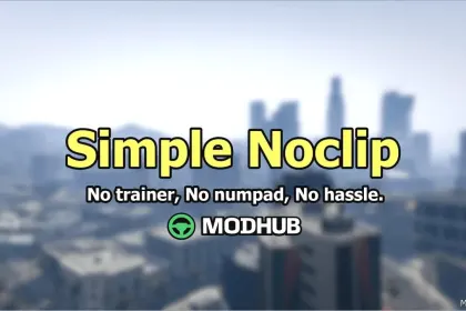 Einfaches Noclip-Skript-Mod für GTA 5