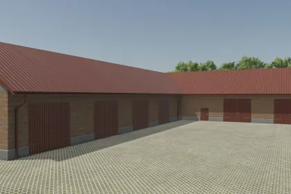 Garage für Maschinen (3 Versionen) für Farming Simulator 25