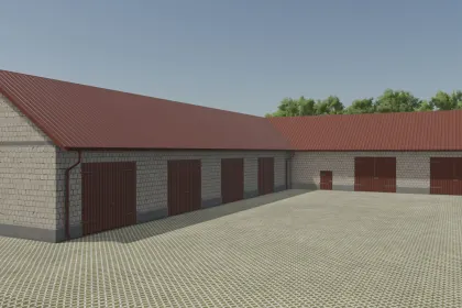 Гараж для техніки (3 версії) для Farming Simulator 25 — 2