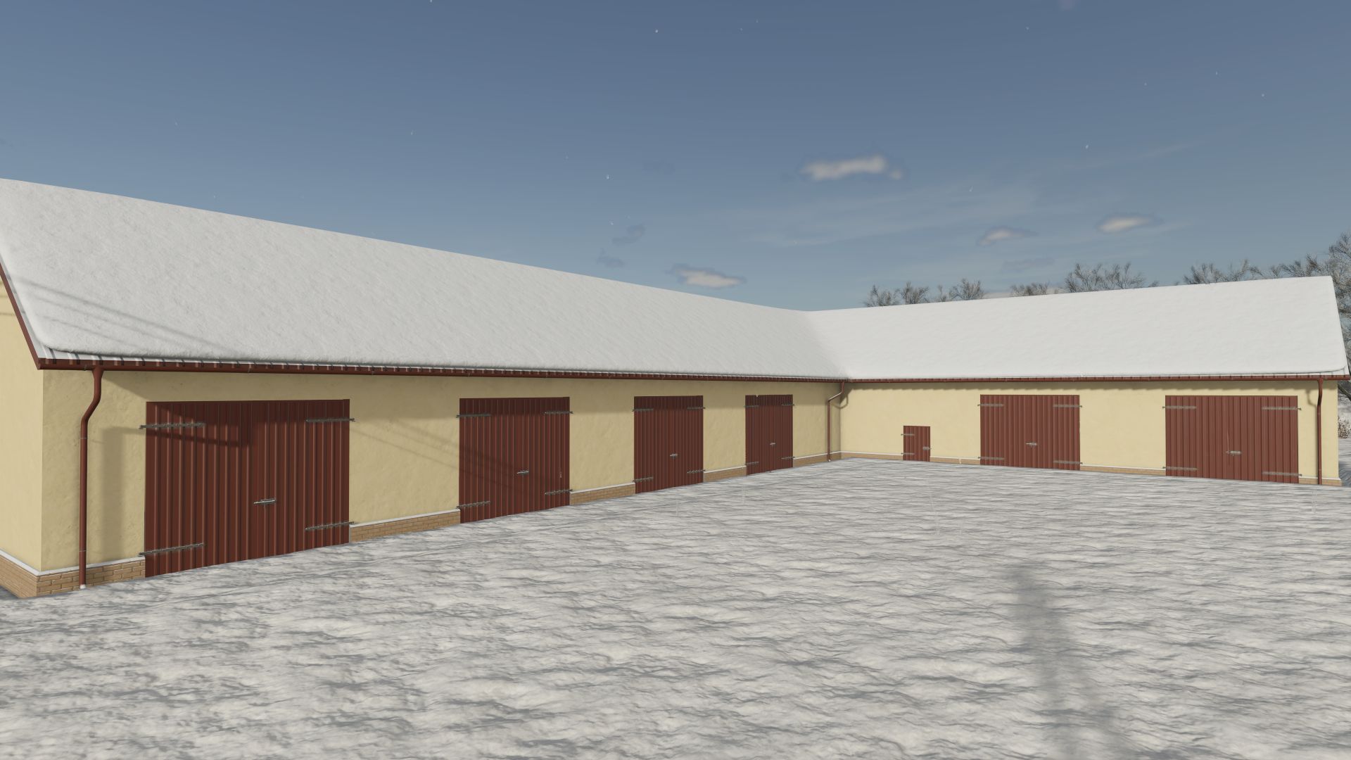 Гараж для техніки (3 версії) для Farming Simulator 25 - Скріншоти