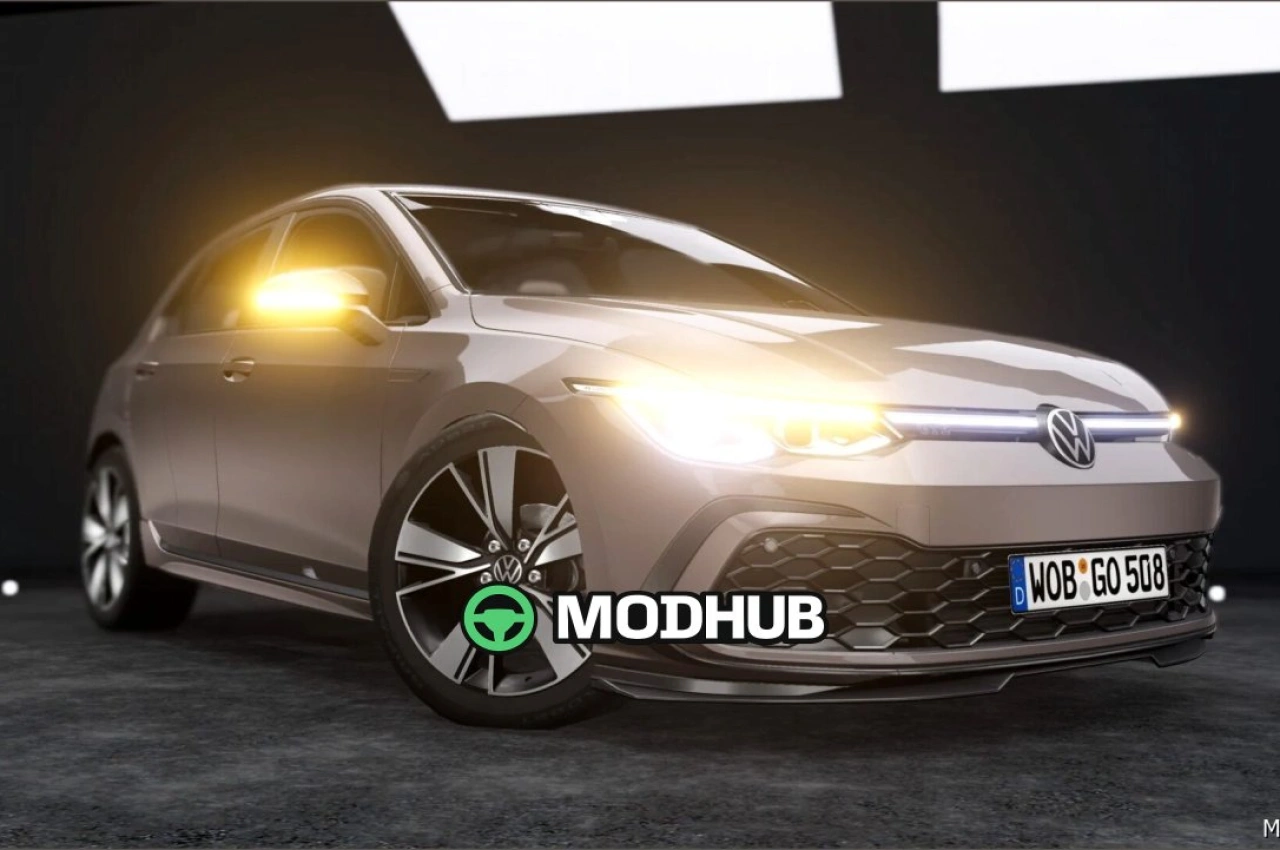 Автомобіль Volkswagen Golf MK8 2020 2024 для BeamNG.drive