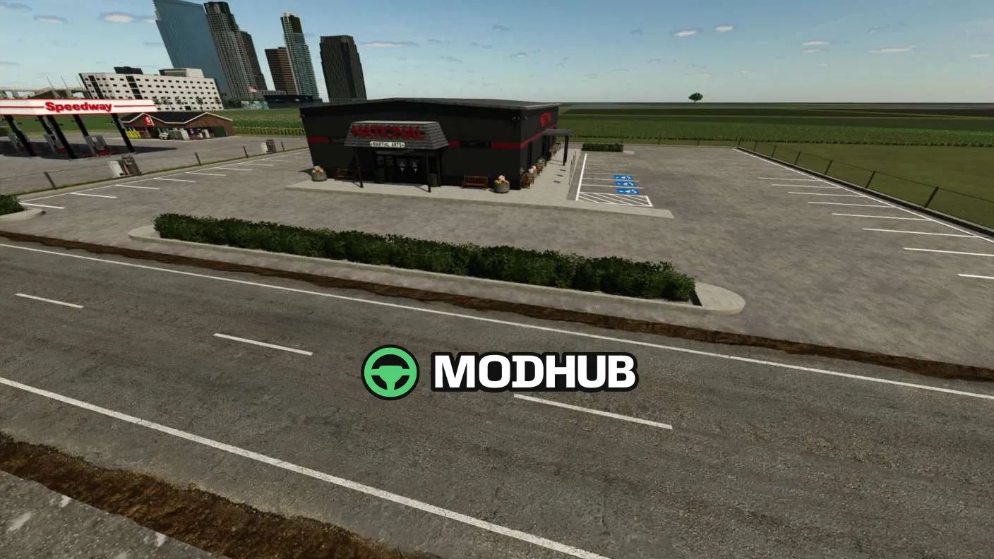 Мод на Декорації Martial Arts Studio v1.0.0.0 для Фермер Симулятор 25