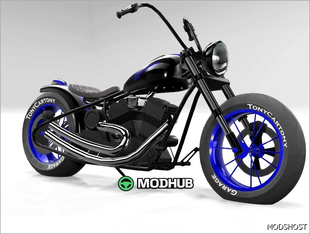 Мотоцикл American Chopper 0.38 для BeamNG.drive