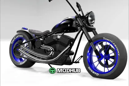 Motocykl American Chopper 0.38 do BeamNG.drive