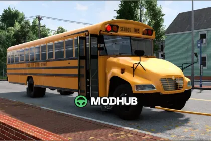 Autobus szkolny Wentward Fusion V1.4 do BeamNG.drive
