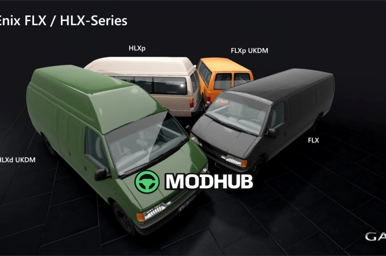 Коммерційний фургон Gavril Enix V2.3 для BeamNG.drive