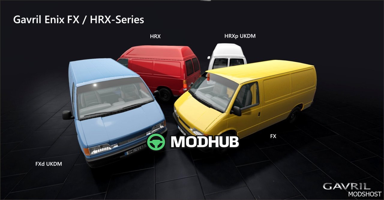 Коммерційний фургон Gavril Enix V2.3 для BeamNG.drive