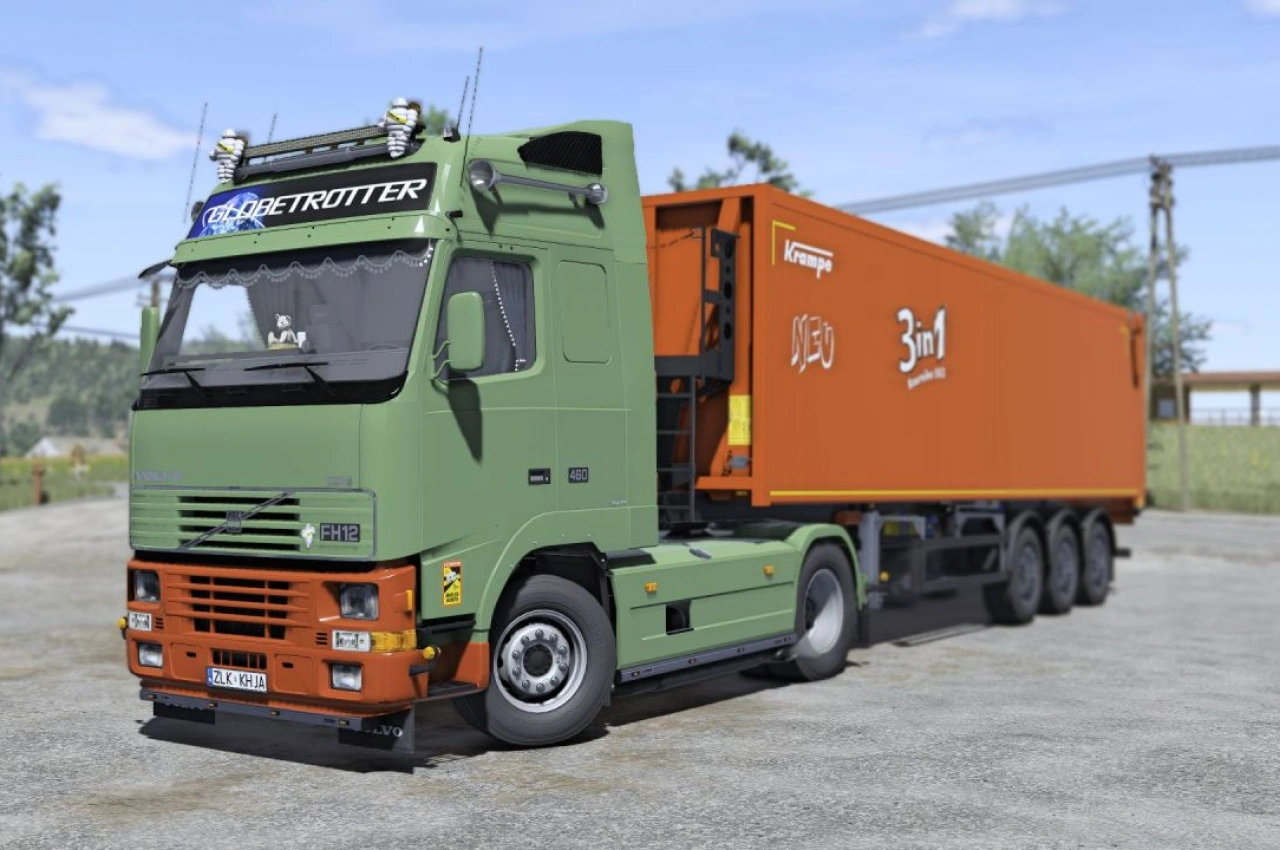 Вантажівка Volvo FH12 для Farming Simulator 25