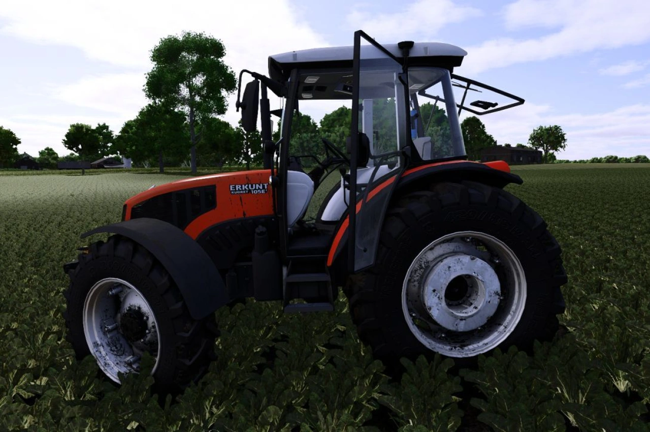 Трактор Erkunt Kudret 105E+PLUS для Farming Simulator 25