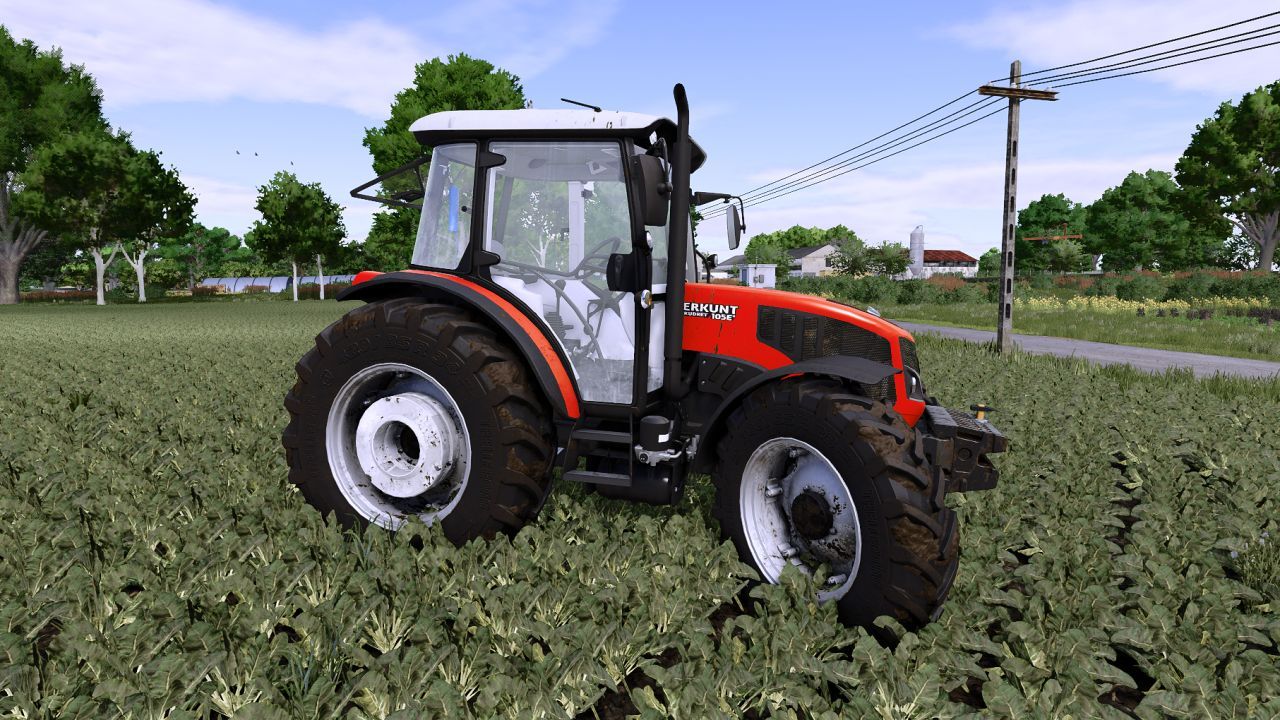 Трактор Erkunt Kudret 105E+PLUS для Farming Simulator 25