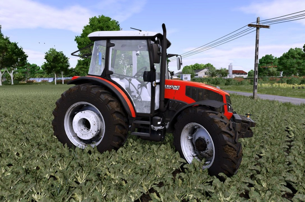 Трактор Erkunt Kudret 105E+PLUS для Farming Simulator 25
