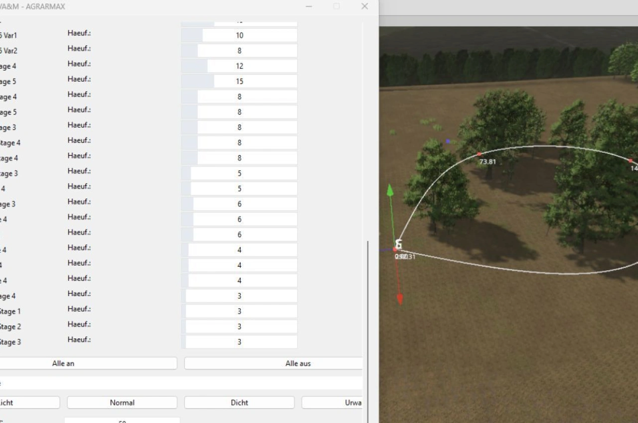 Скрипт Forest Creator для Farming Simulator 25