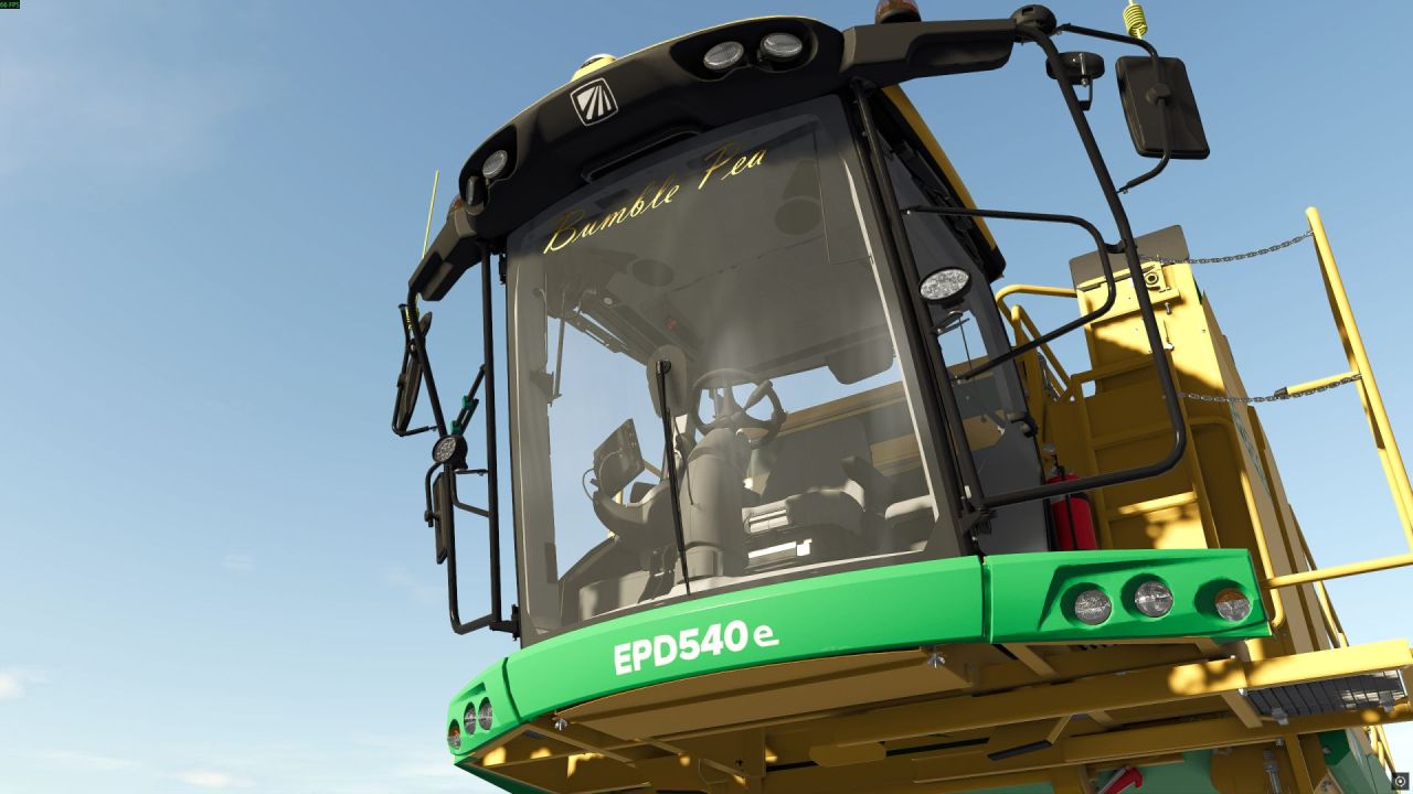 Комбайн Oxbo EPD540e Edit для Farming Simulator 25
