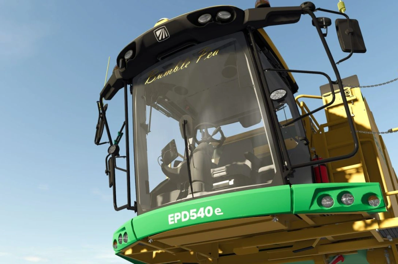 Комбайн Oxbo EPD540e Edit для Farming Simulator 25