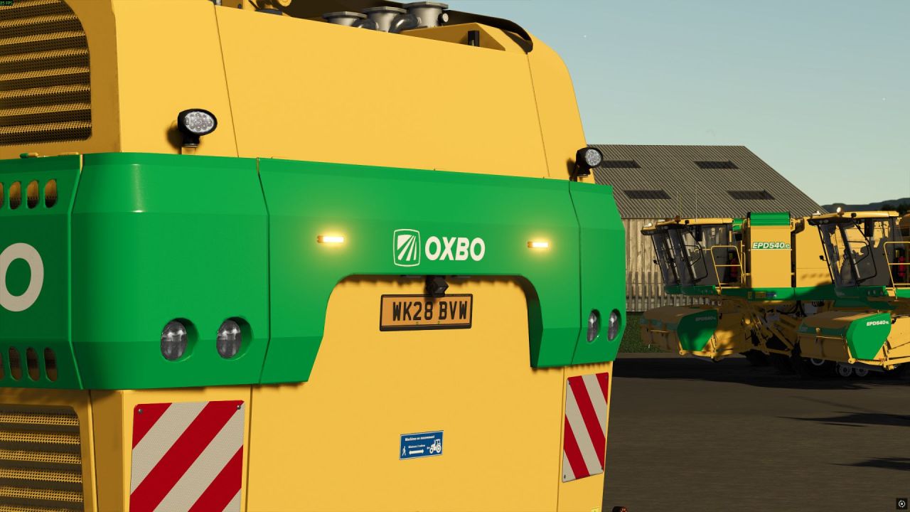 Комбайн Oxbo EPD540e Edit для Farming Simulator 25