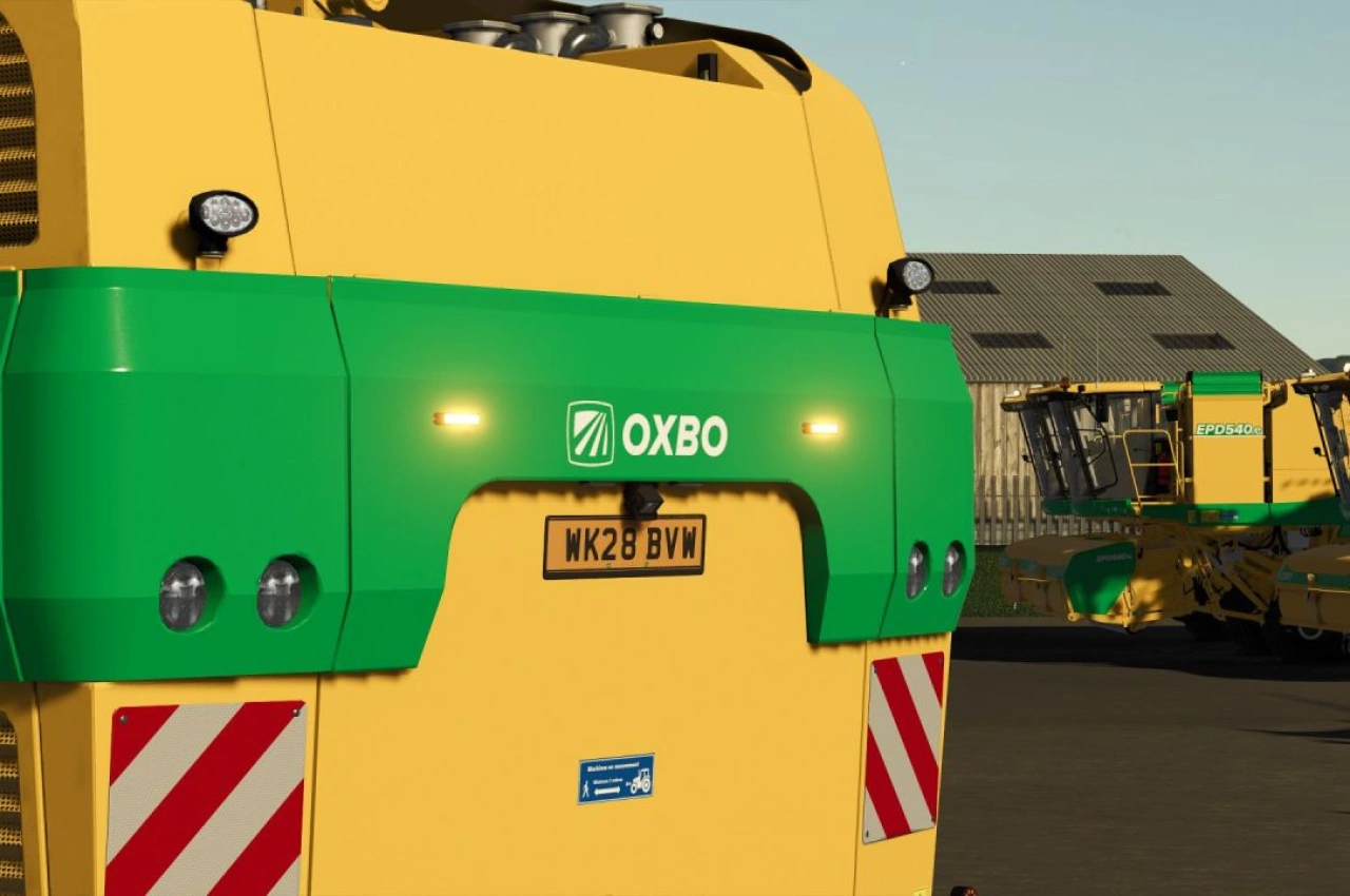 Комбайн Oxbo EPD540e Edit для Farming Simulator 25