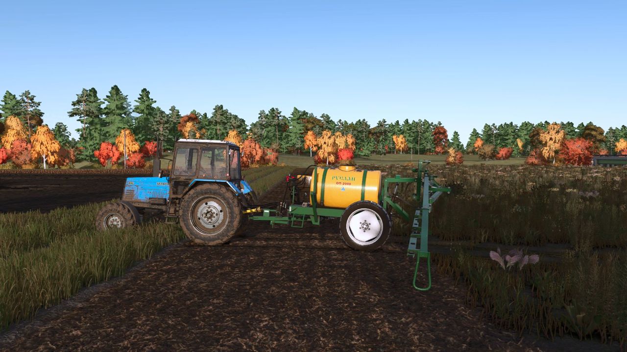 Розкидач гною OP-2000 "Руслан" для Farming Simulator 25