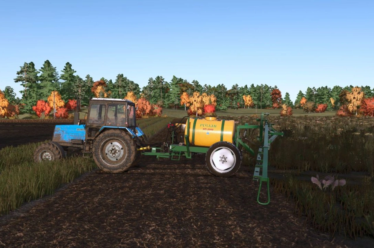 Розкидач гною OP-2000 "Руслан" для Farming Simulator 25