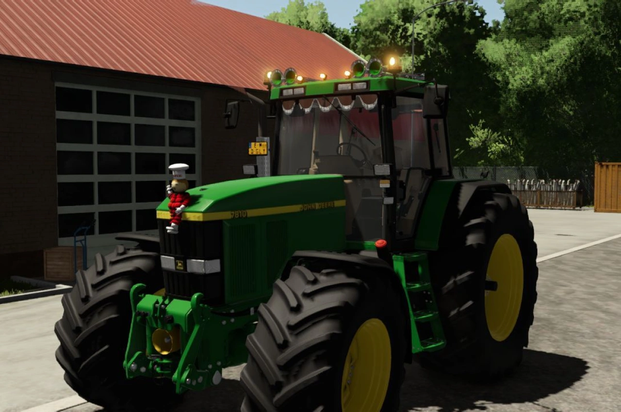 Трактор John Deere 7010 Edit для Farming Simulator 25