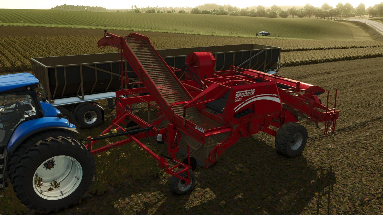 Збирач картоплі Spudnik 6160 та 6640 для Farming Simulator 25