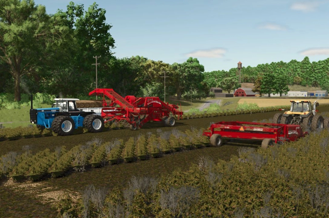 Збирач картоплі Spudnik 6160 та 6640 для Farming Simulator 25