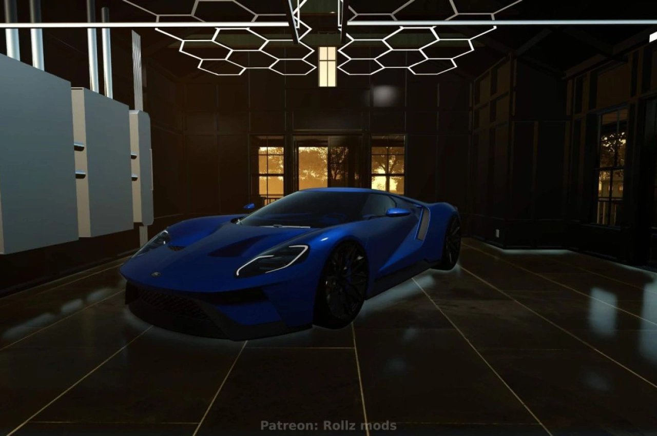 Автомобіль Ford GT 2014 для Farming Simulator 25