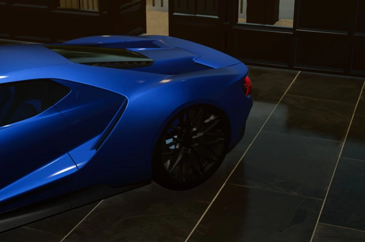 Автомобіль Ford GT 2014 для Farming Simulator 25