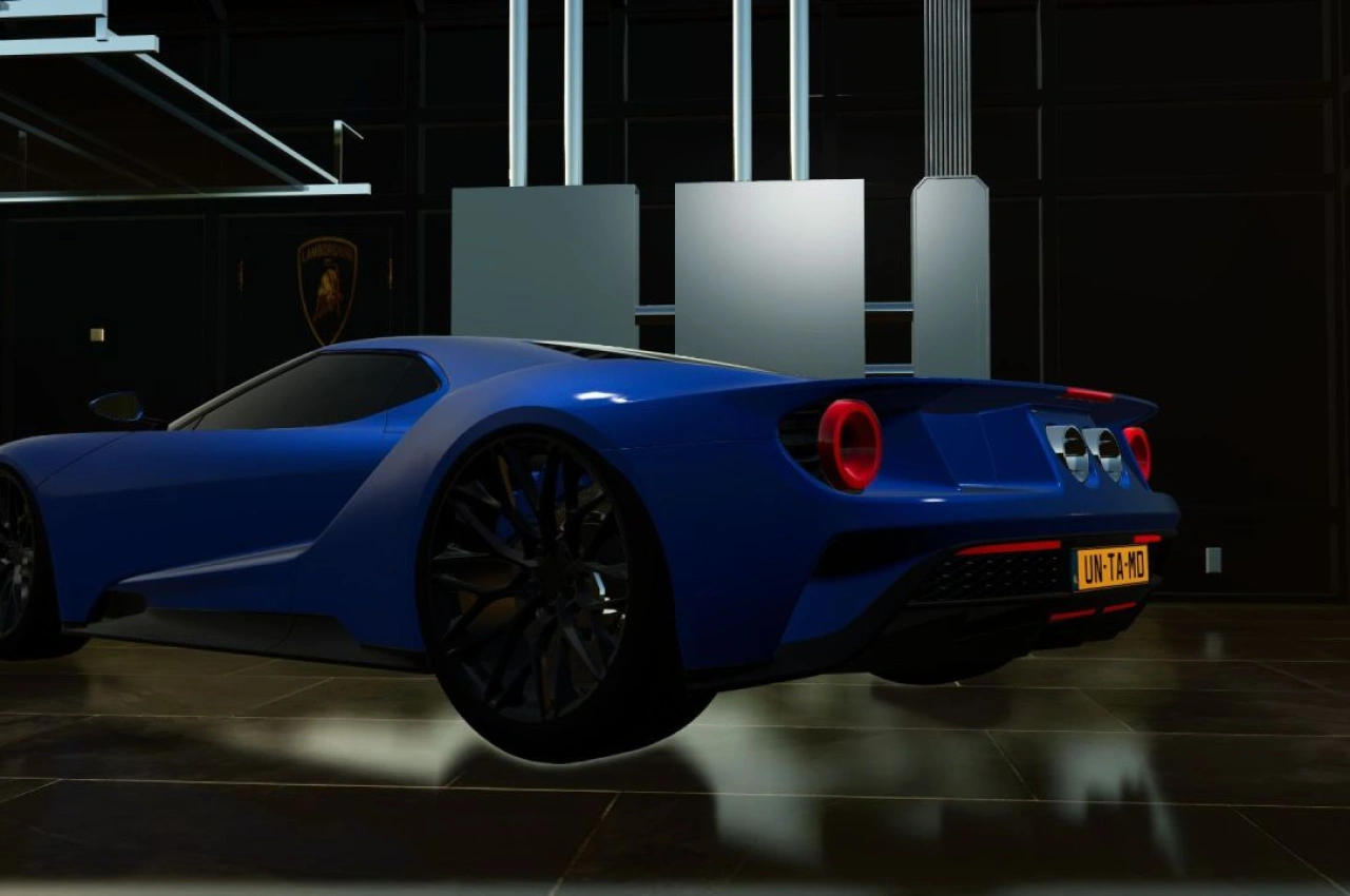 Автомобіль Ford GT 2014 для Farming Simulator 25