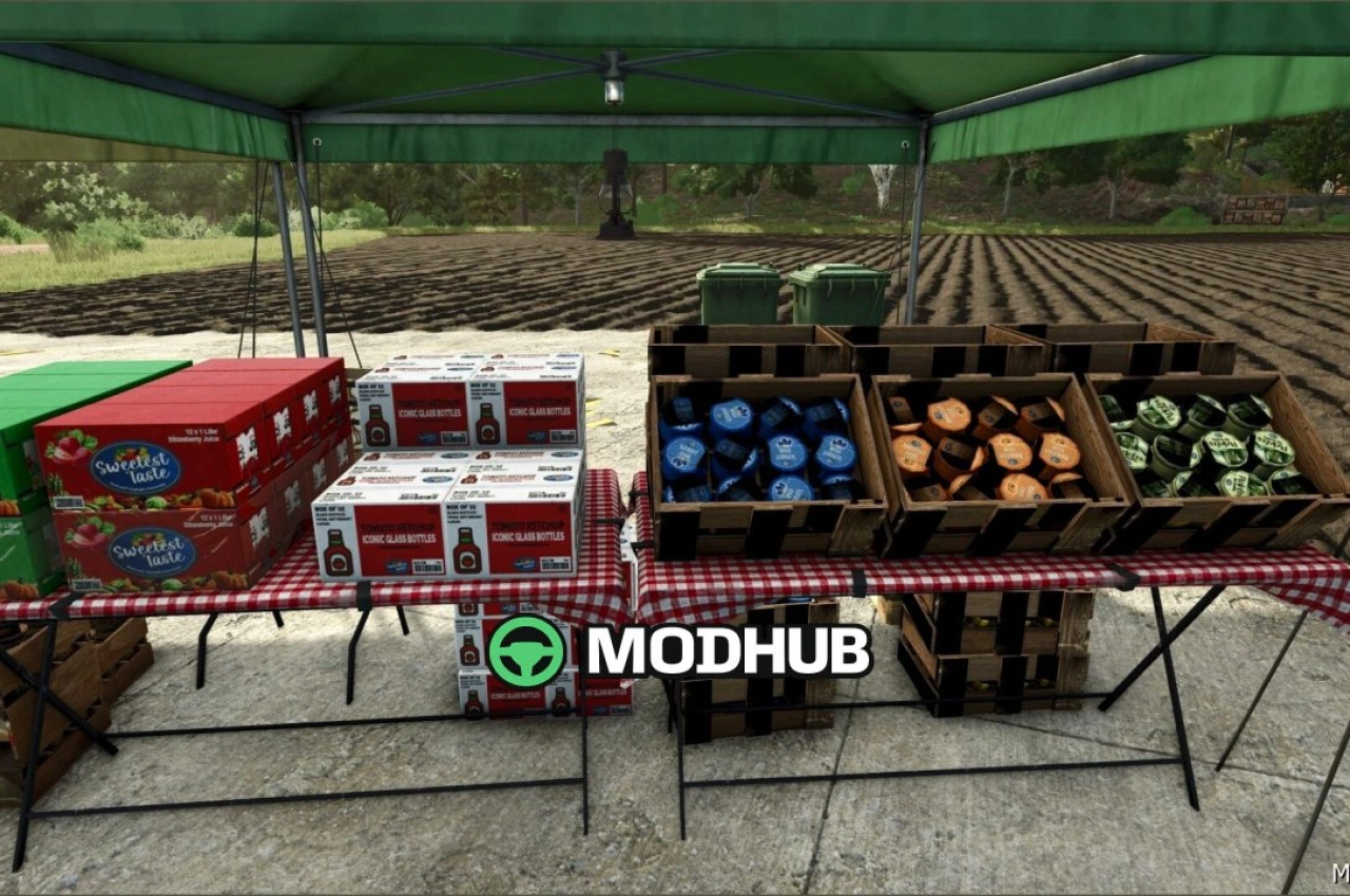 Точка продажу Farm Market V1.0.1.6 для Farming Simulator 25