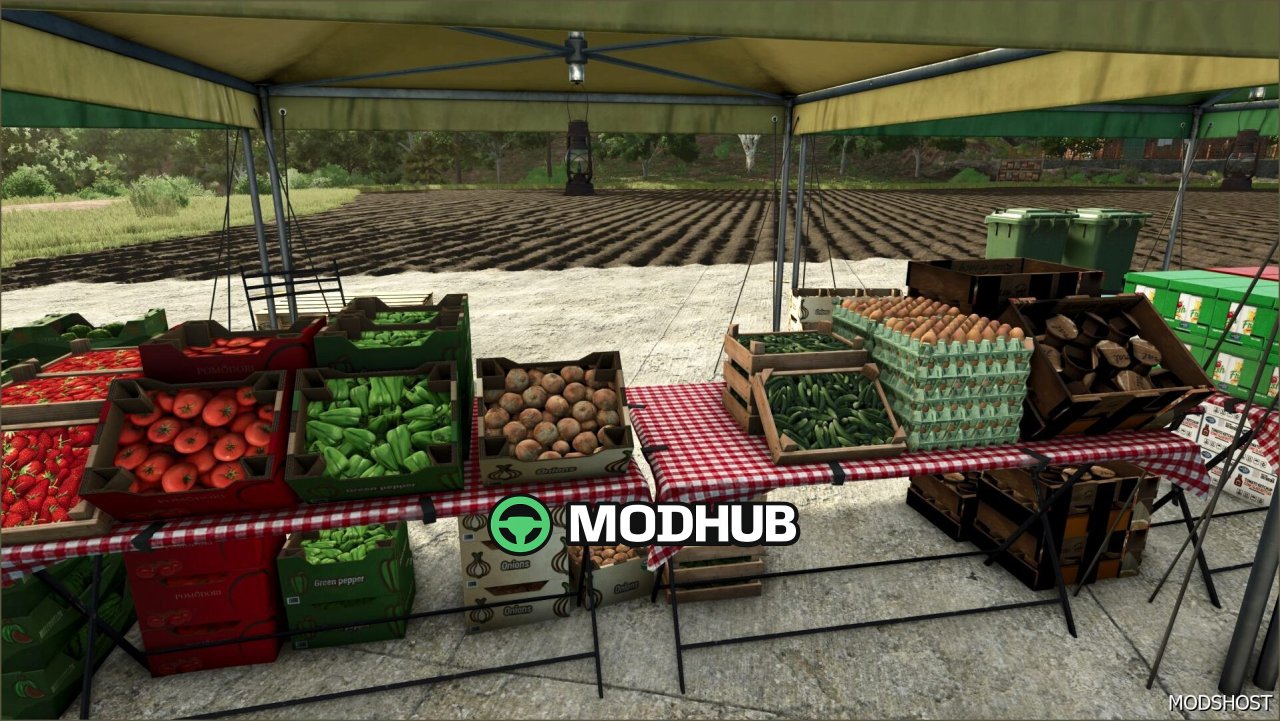 Точка продажу Farm Market V1.0.1.6 для Farming Simulator 25