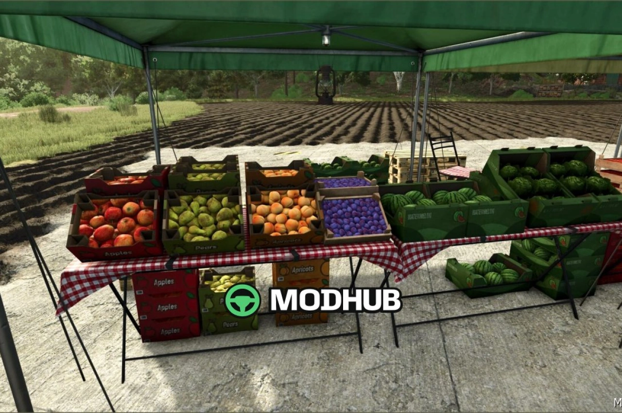 Точка продажу Farm Market V1.0.1.6 для Farming Simulator 25