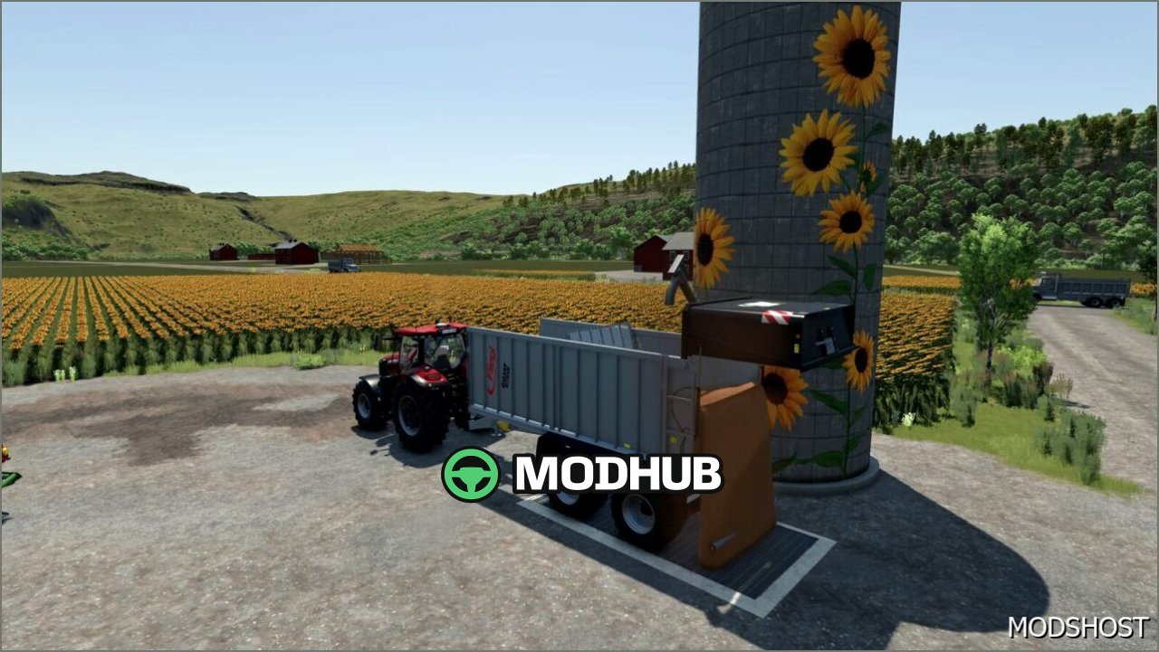 Будівля Пакет Соняшникової Ферми та Ринку для Farming Simulator 25