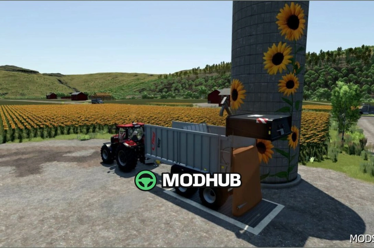 Будівля Пакет Соняшникової Ферми та Ринку для Farming Simulator 25